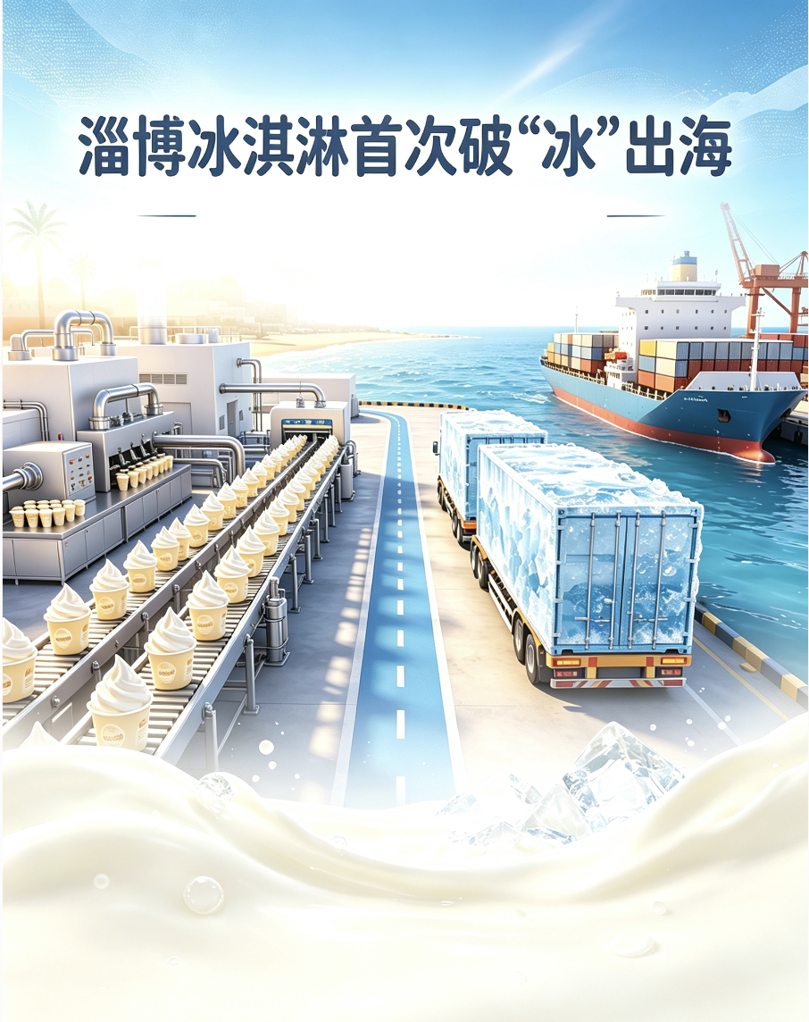 淄博冰淇淋破“冰”出海