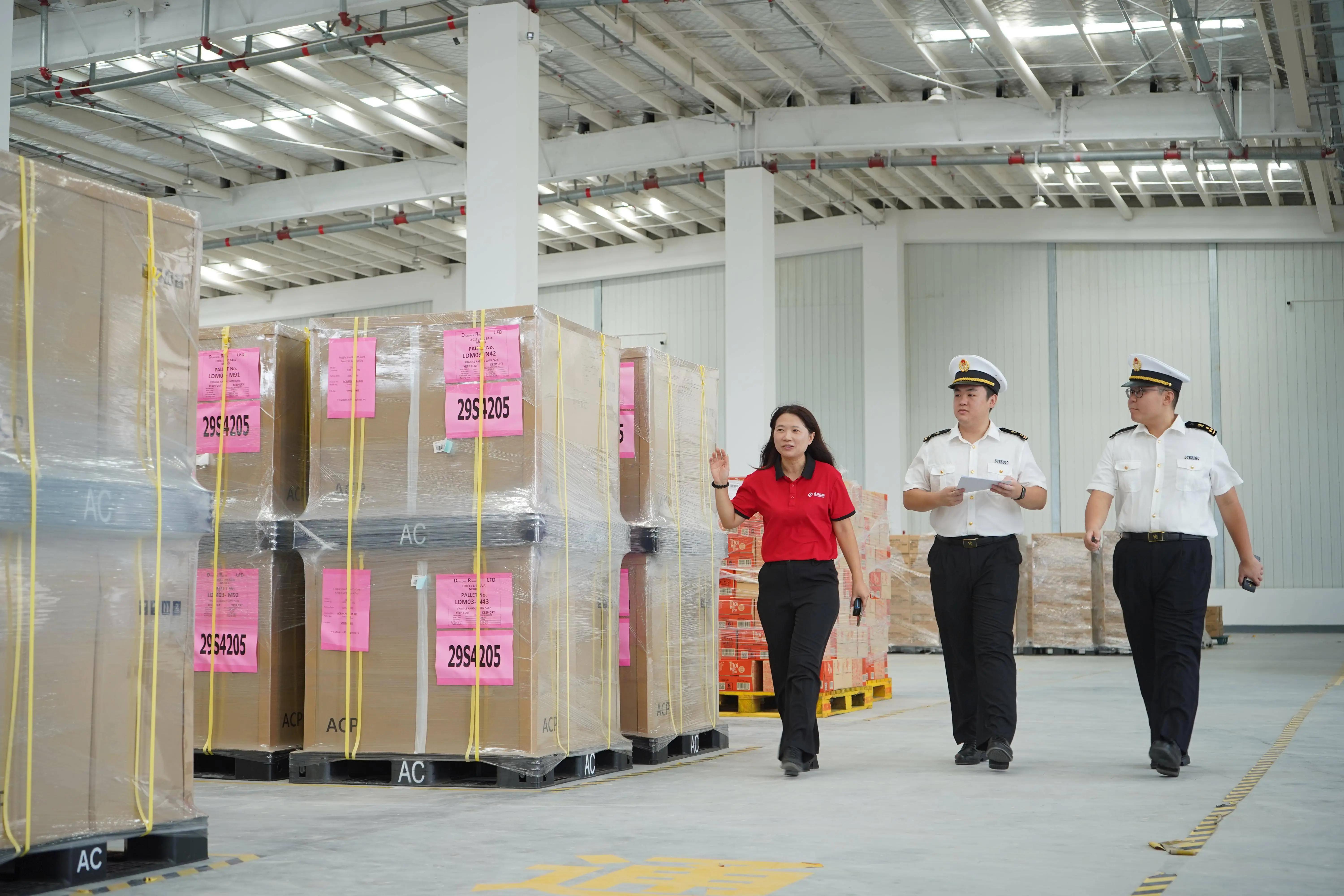 粤港澳物流园普通货物本地清关模式落地半年 出口值突破8亿元